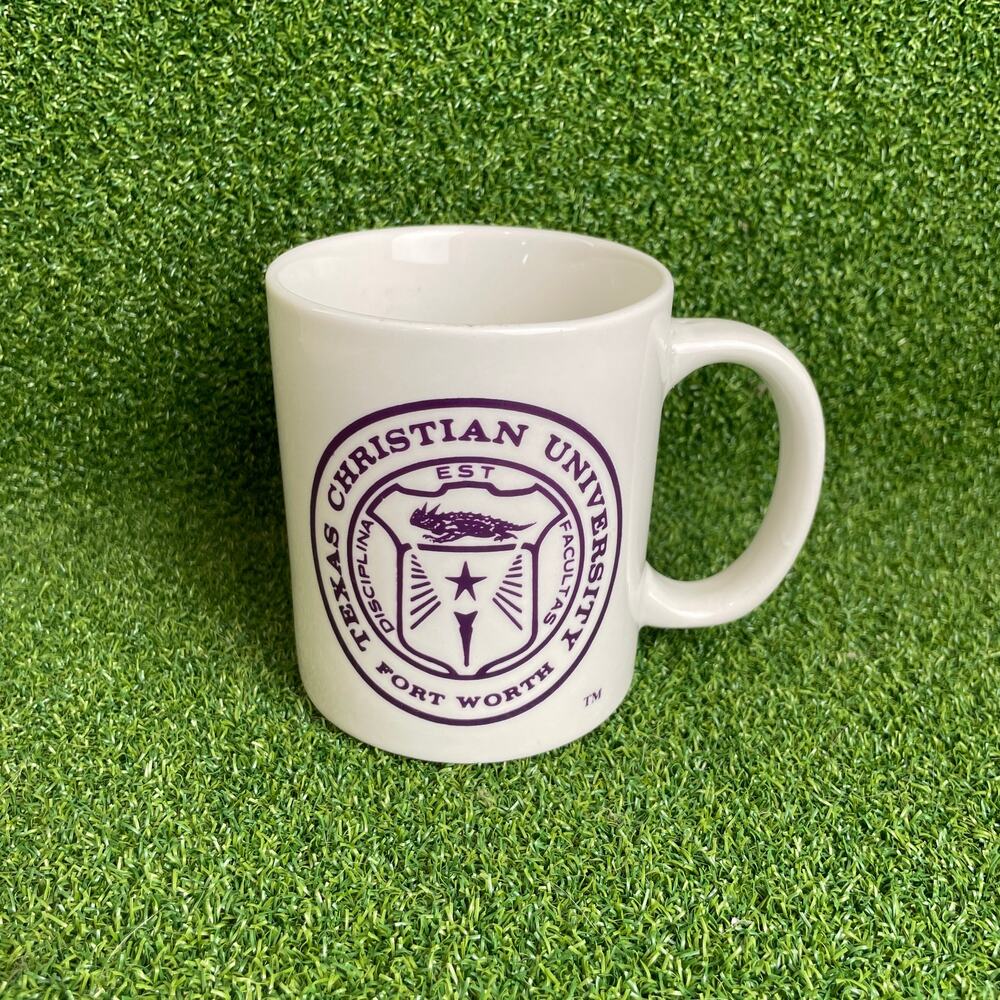 Vintage Texas Christian University (TCU) Ceramic Coffee Mug